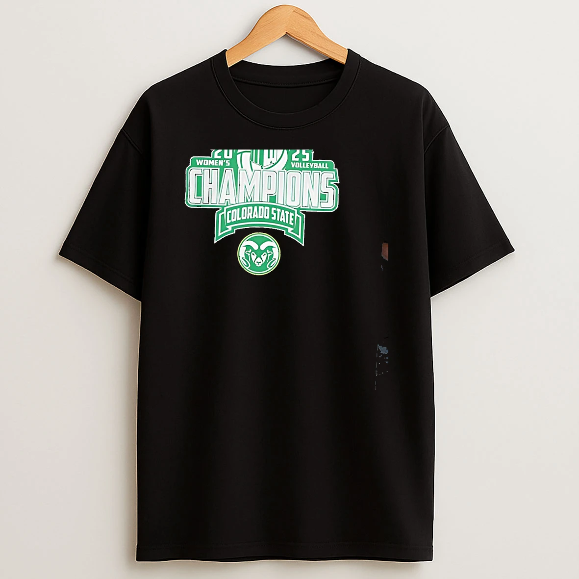 Colorado State Rams 2025 Mountain West Womens Volleyball Champions T Shirt