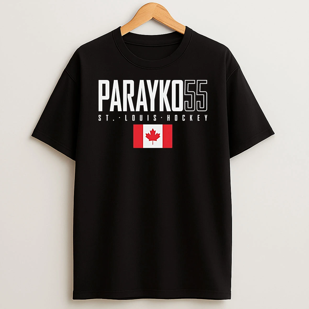 Colton Parayko St Louis Canada Elite Number And Name T Shirt