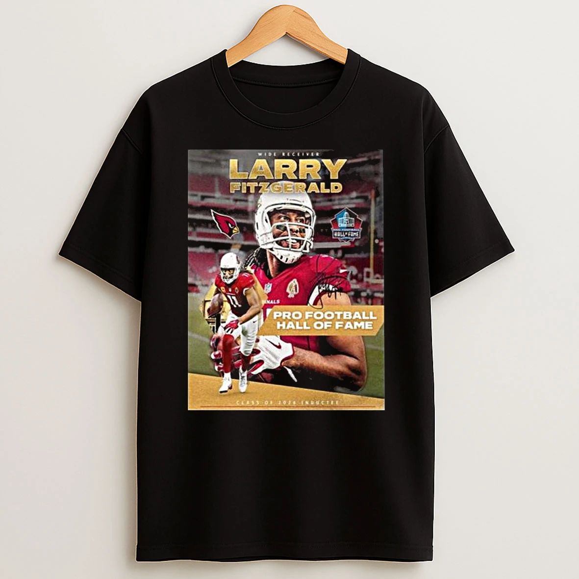 Congrats Larry Fitzgerald Arizona Cardinals Nfl Pro Football Hall Of Fame Inductee Class Of 2026 T Shirt