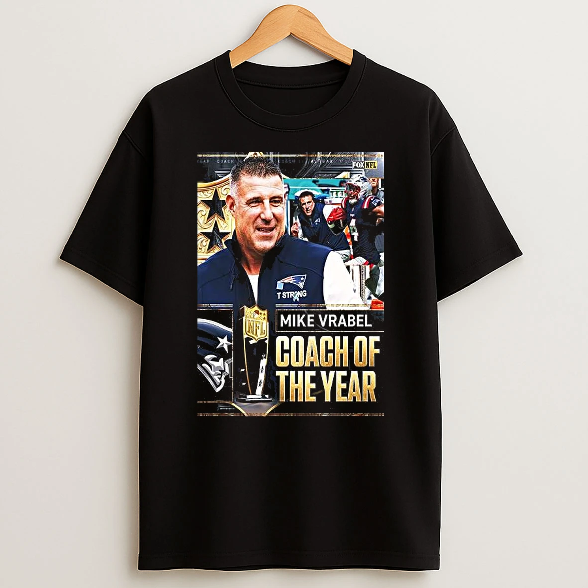 Congrats Mike Vrabel New England Patriots Your Nfl 2025 Coach Of The Year T Shirt