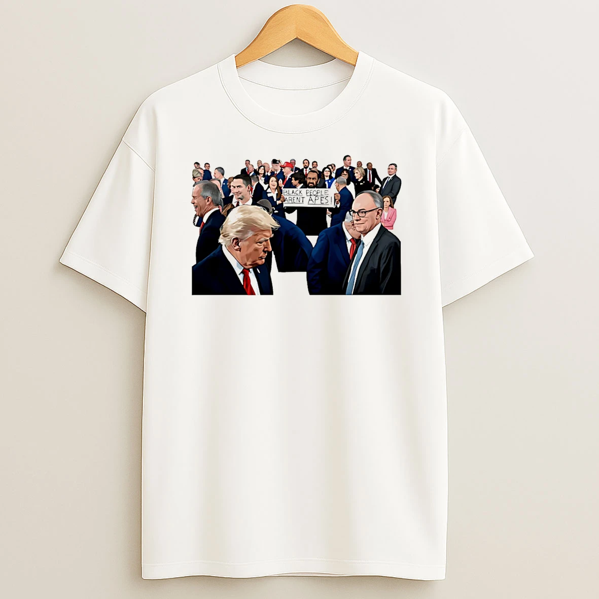 Congressman Al Green State Of The Union Sign Black People Arent Apes T Shirt