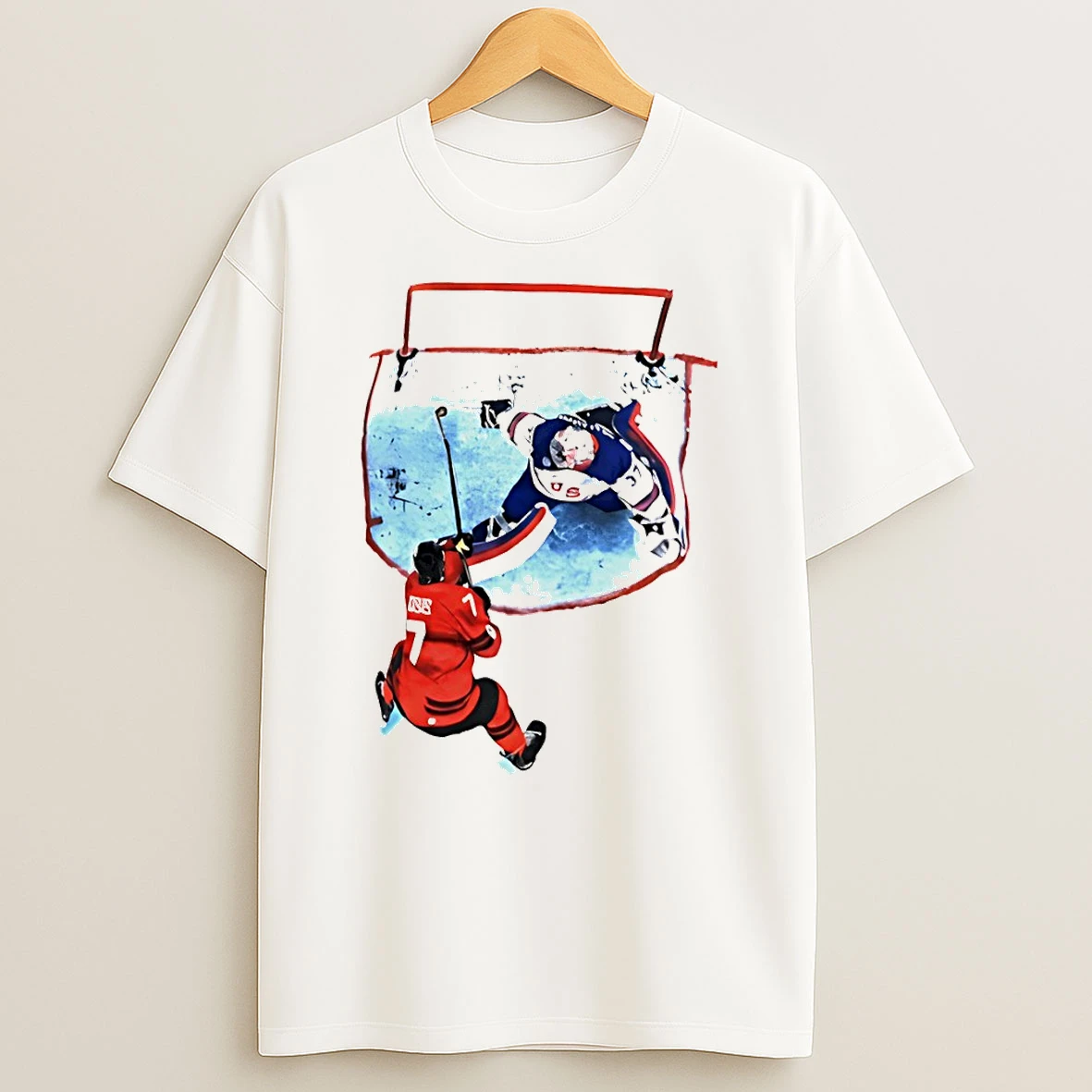 Connor Hellebuyck Usa Hockey Gold Medal Moment T Shirt