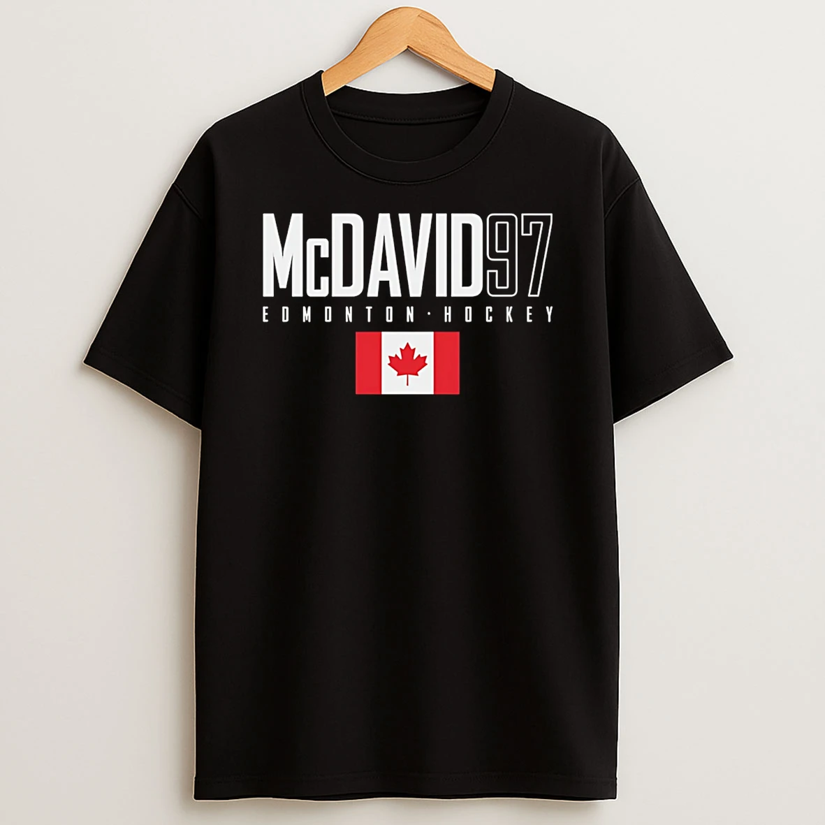 Connor Mcdavid Edmonton Canada Elite Number And Name T Shirt