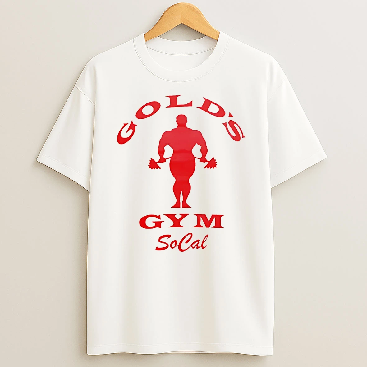 Connor Storrie Wearing Golds Gym Socal Hockey Movie Romance T Shirt