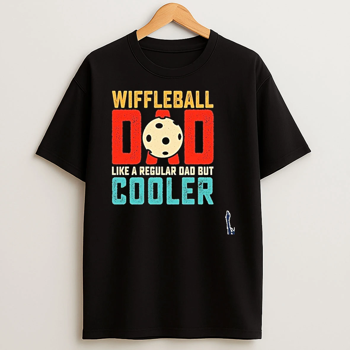 Cooler Wiffleball Dad Fathers Day T Shirt