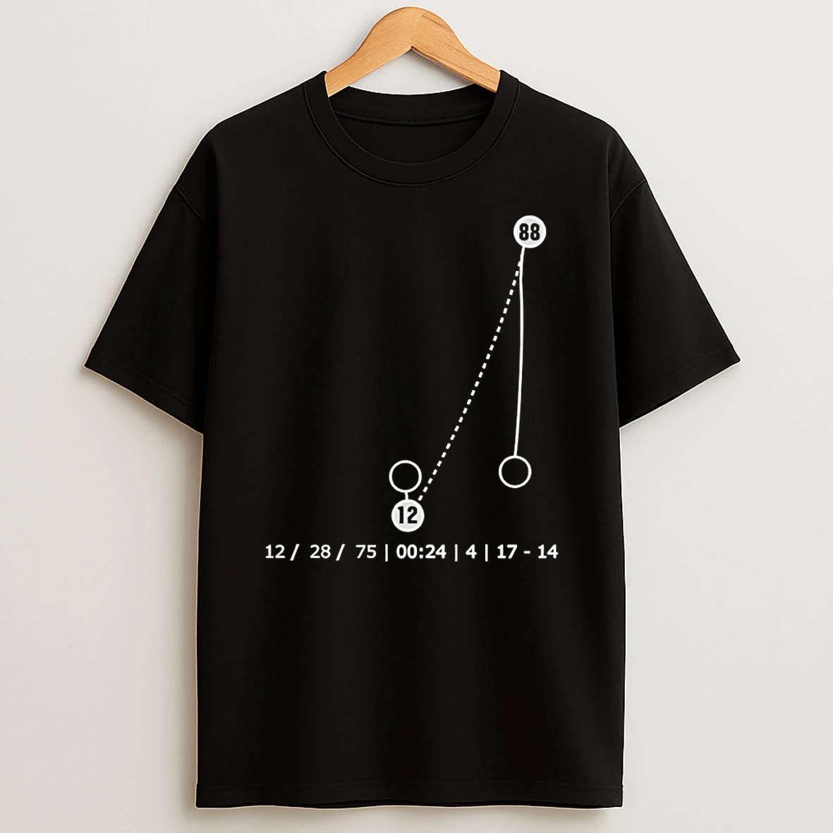 Cowboys And Vikings The Hail Mary Roger Staubach 1975 T Shirt