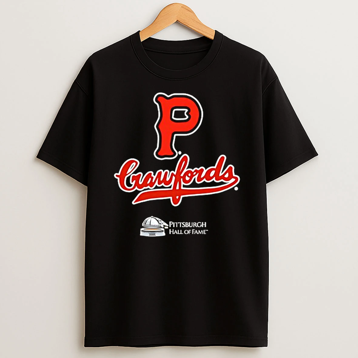 Crawfords And Homestead Pittsburgh Hall Of Fame T Shirt