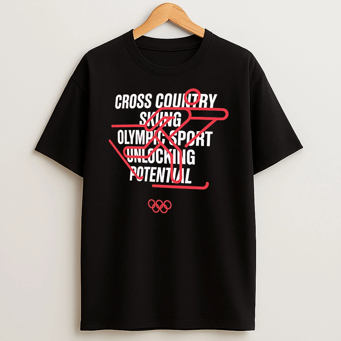 Cross Country Skiing Olympic Sport Unlocking Potential T Shirt