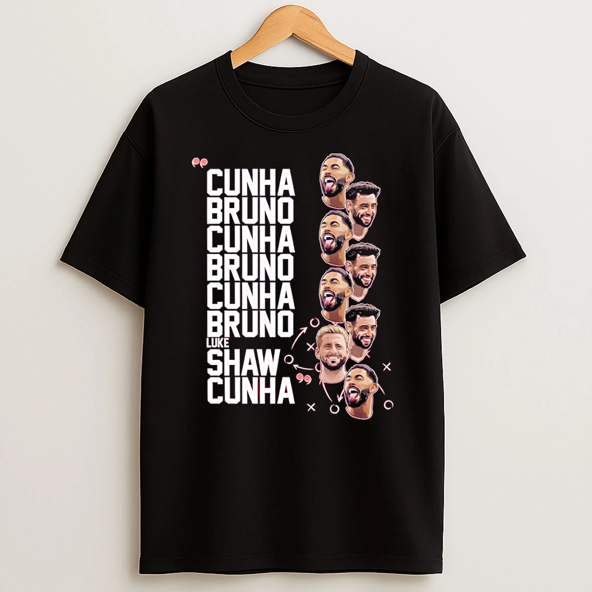 Cunha Bruno Cunha Bruno Cunha Bruno Luke Shaw Cunha T Shirt