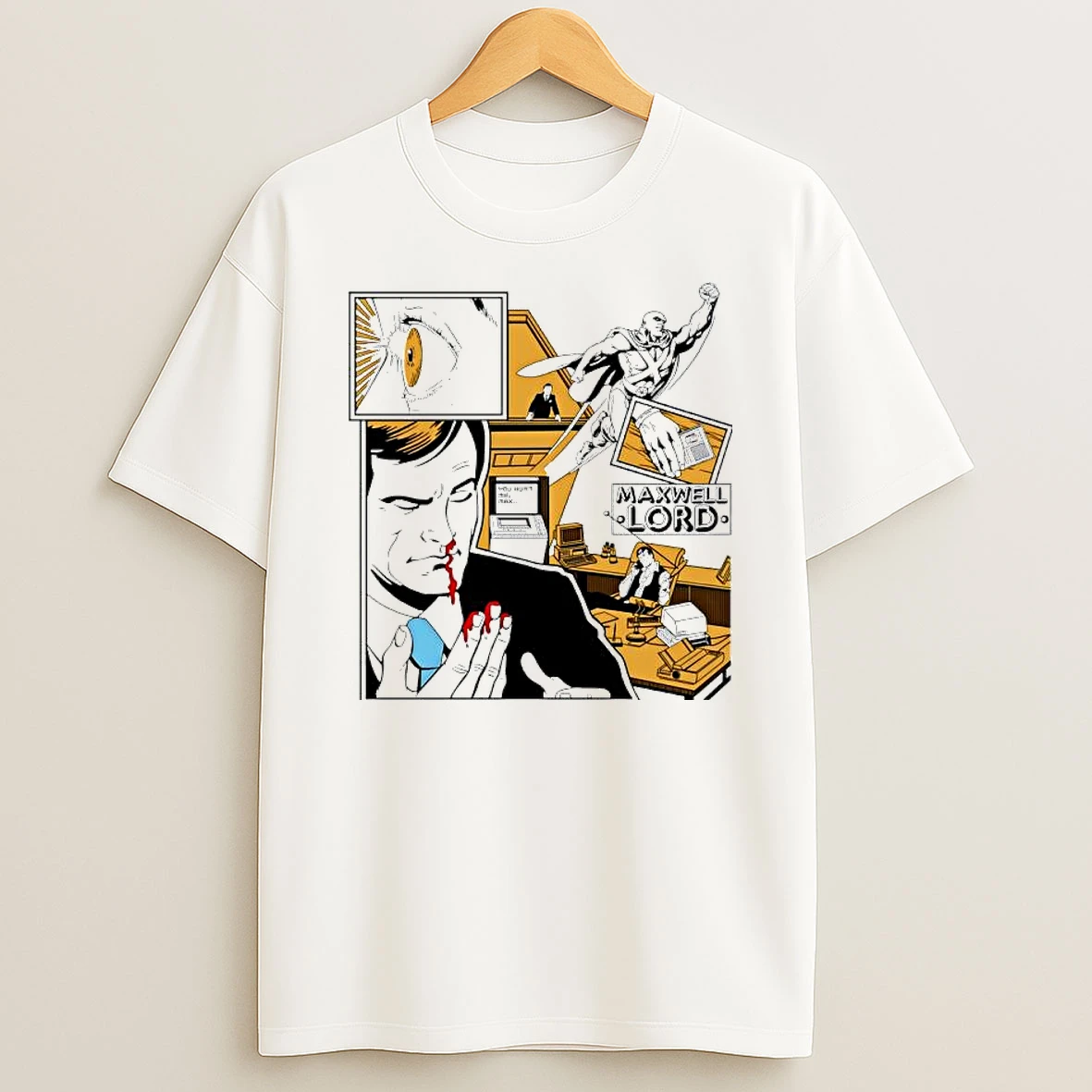 Dc Comics History Maxwell Lord Graphic T Shirt