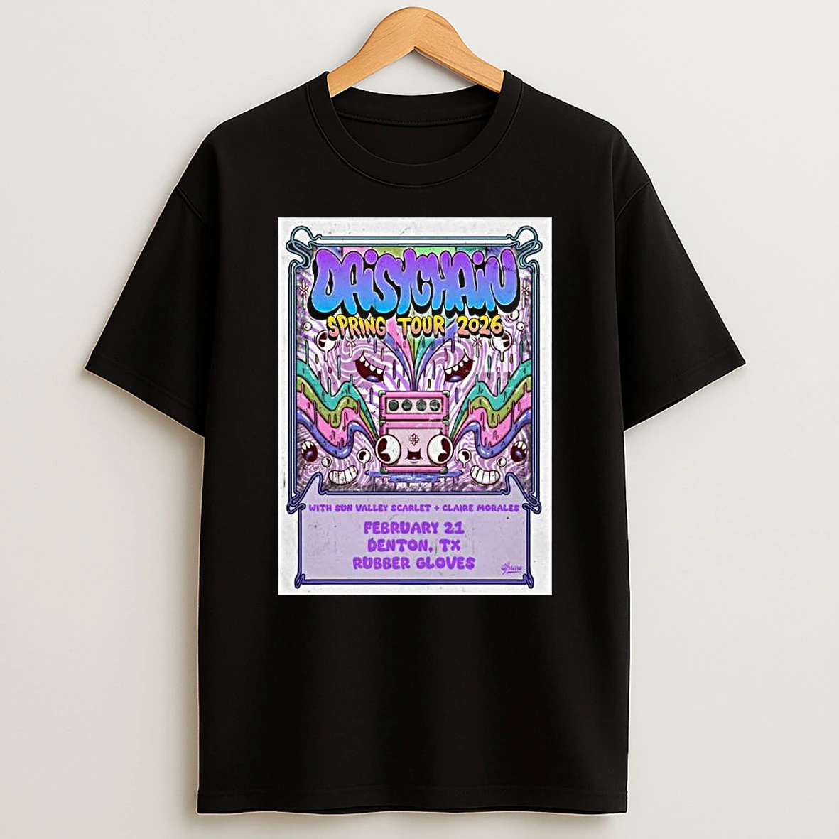 Daisychain Feb 21 2026 Denton Tx T Shirt