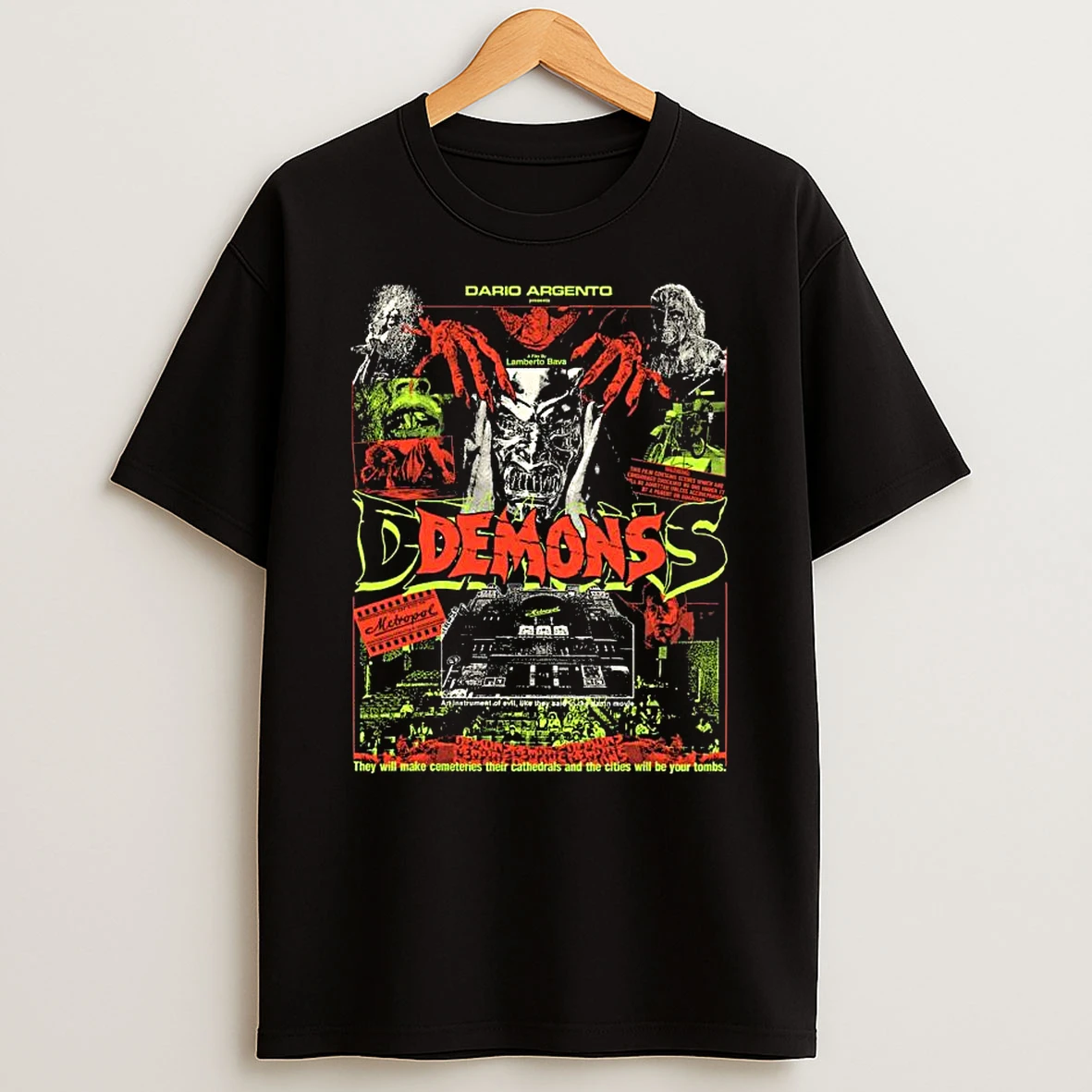 Dario Argento Demons 80s Horror T Shirt