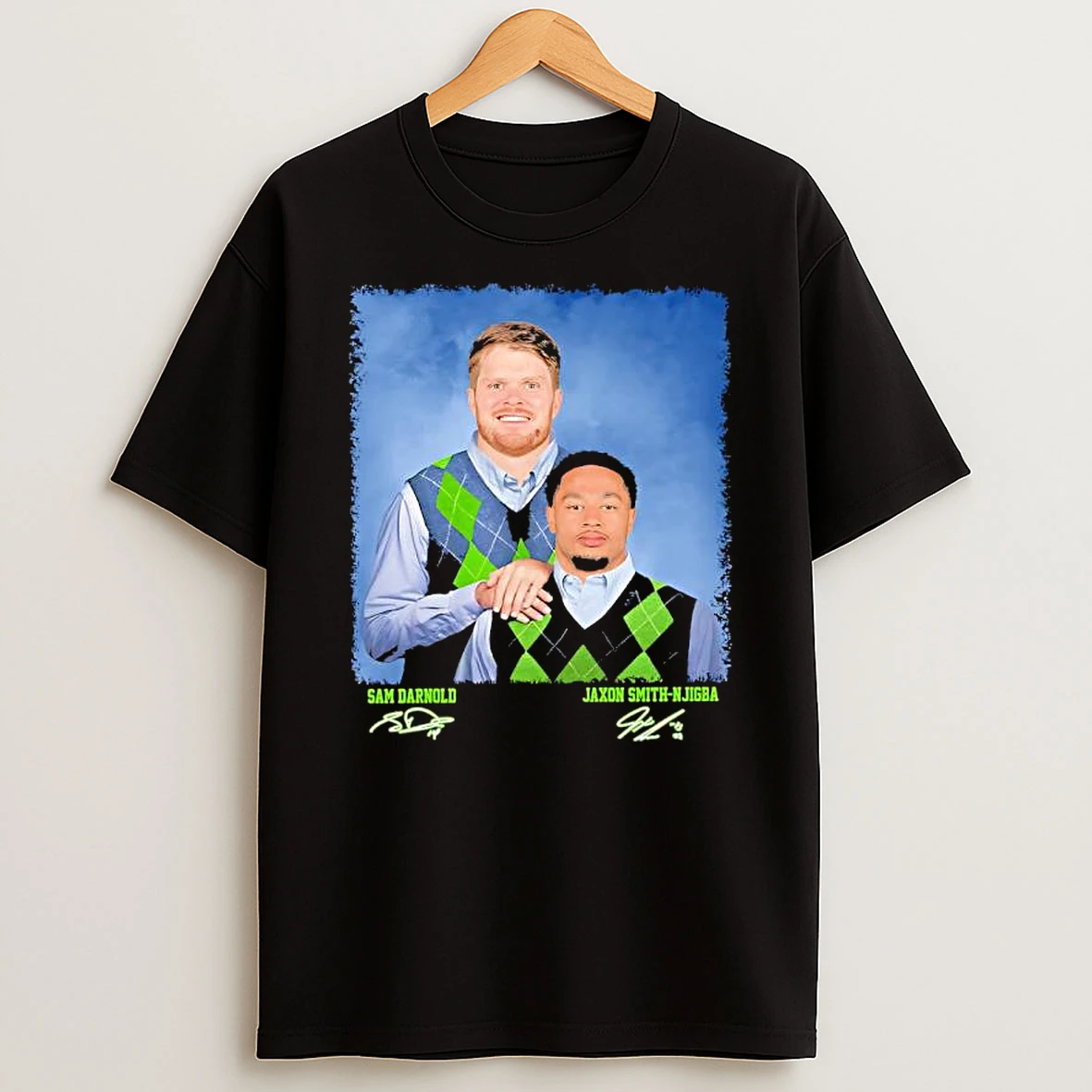 Darnold Smith Football Step Bros Signatures Graphic T Shirt