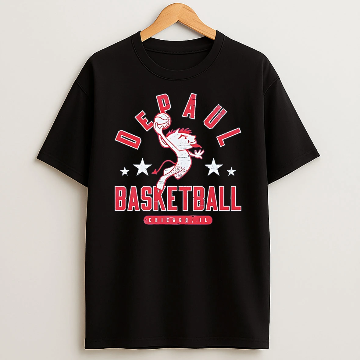 Depaul Blue Demons Basketball Players Chicago Vintage T Shirt