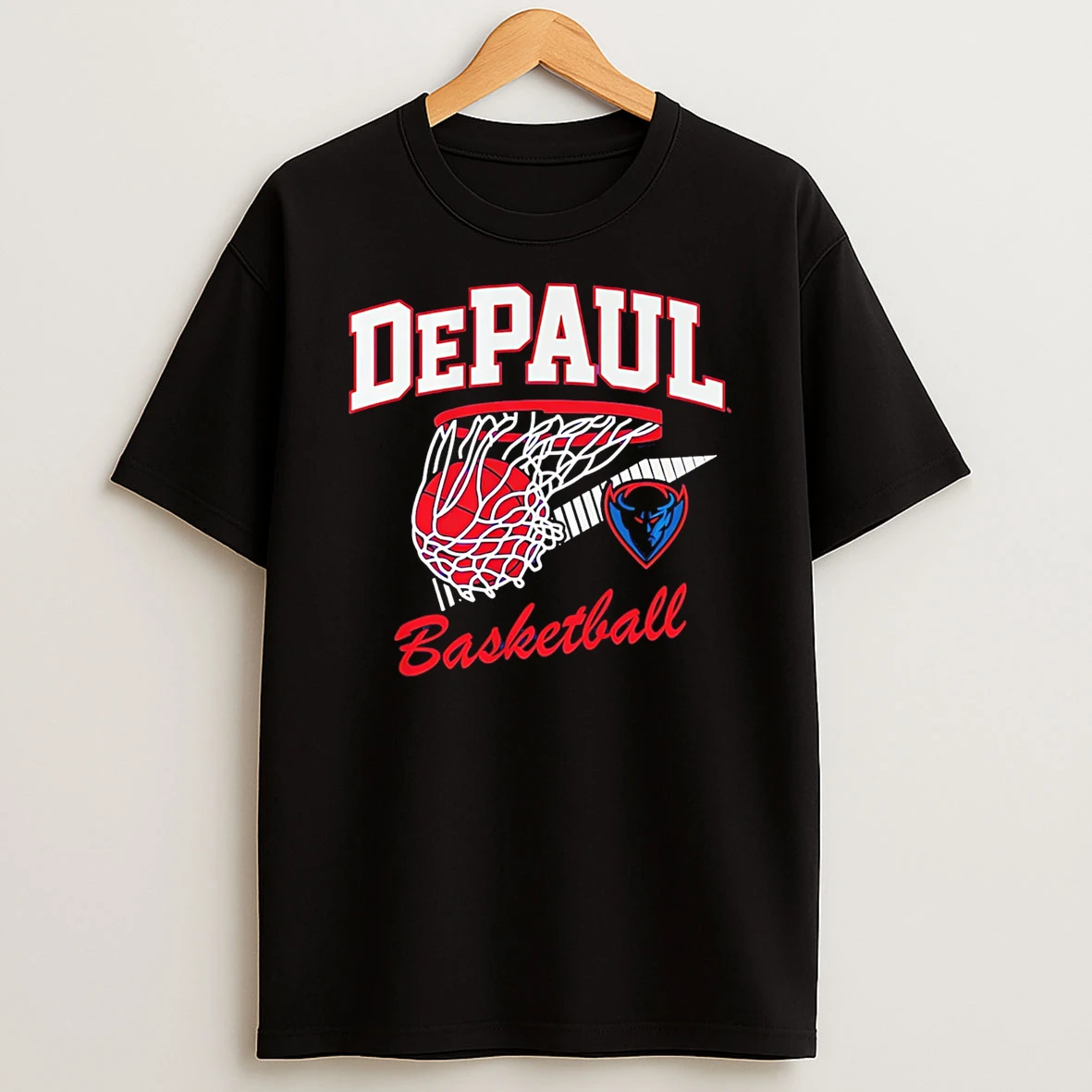 Depaul Blue Demons Basketball Throwback 2026 T Shirt