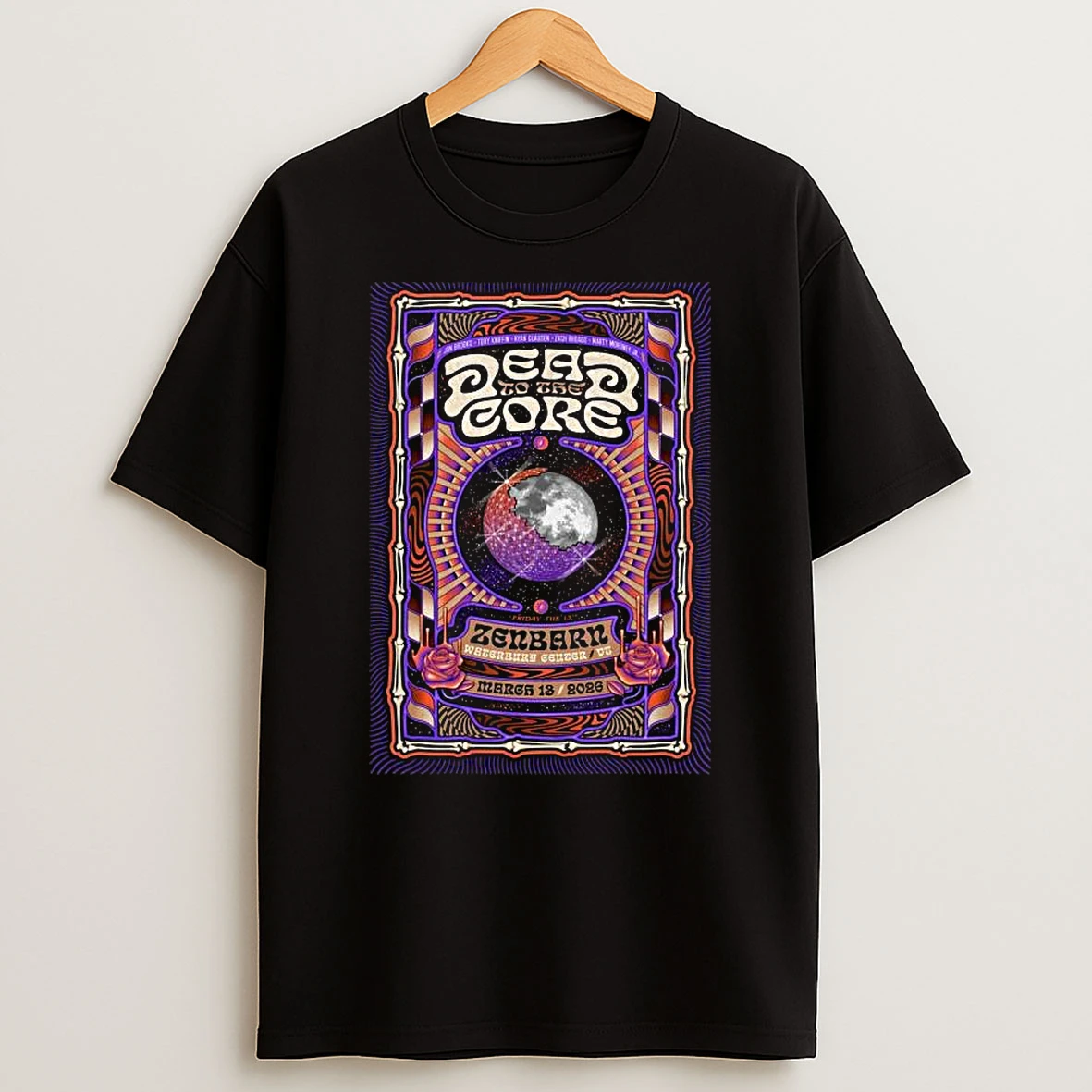 Dead To The Core Waterbury Center Vt March 13 2026 T Shirt