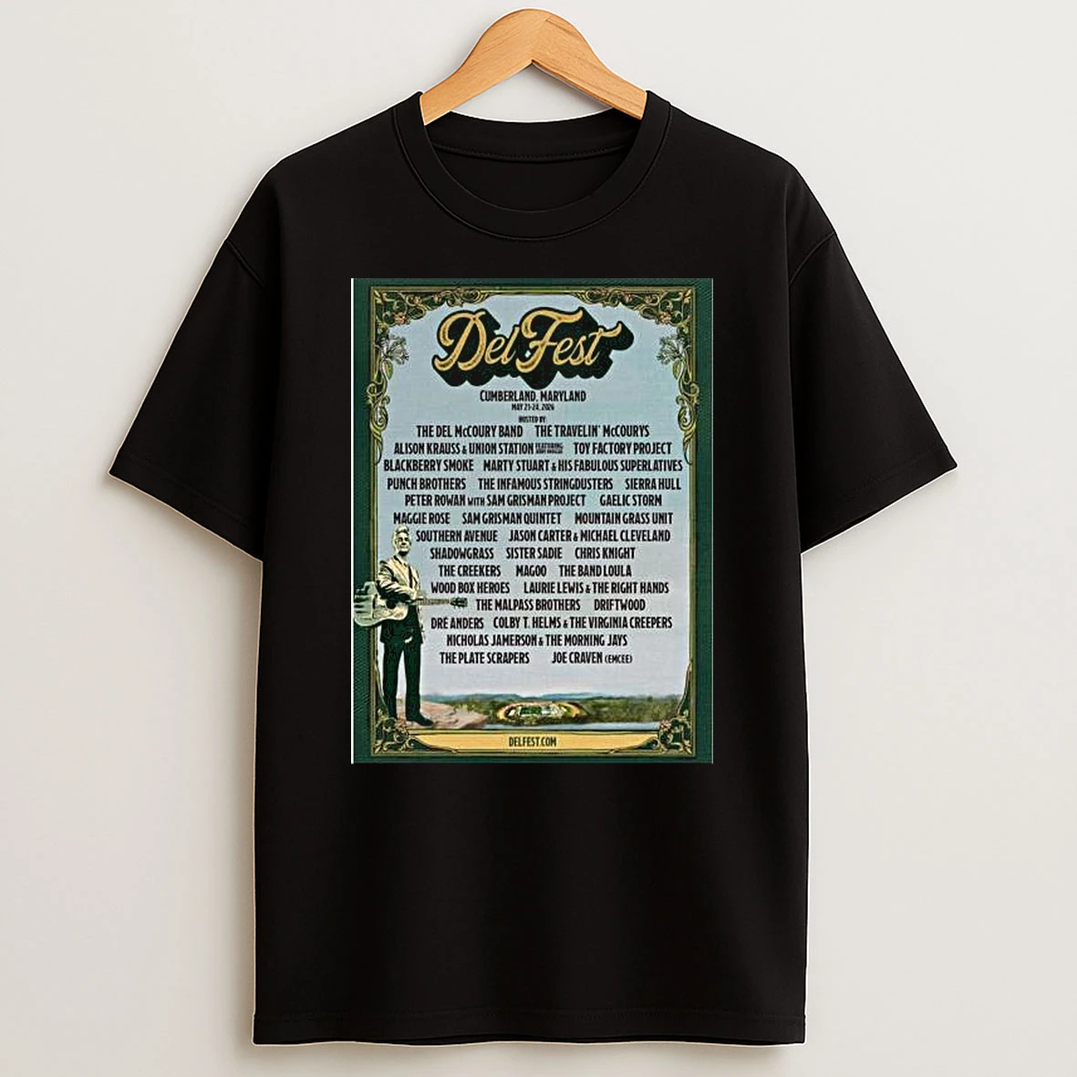 Delfest Cumberland Maryland May 21 24 2026 T Shirt