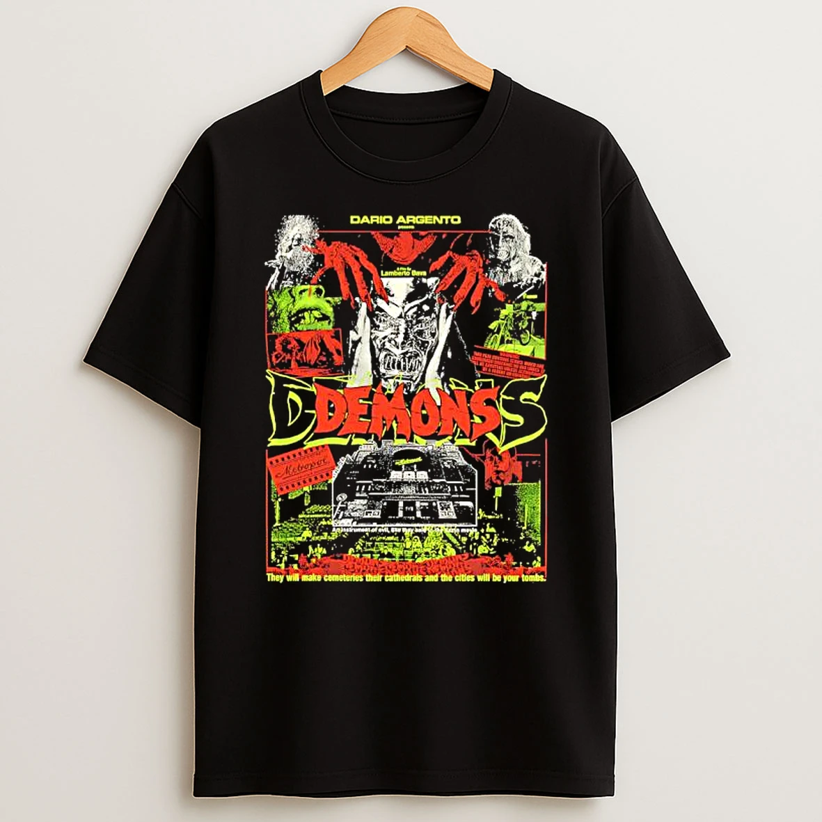 Demons 80s Horror Dario Argento T Shirt