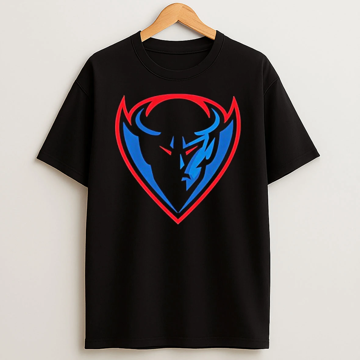 Depaul Blue Demons Basketball Primary Logo T Shirt