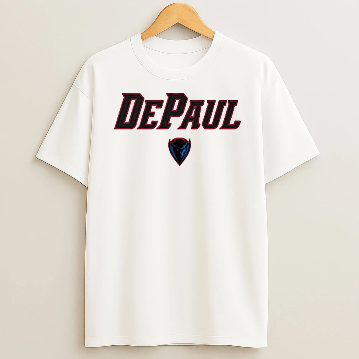 Depaul Blue Demons Wordmark T Shirt