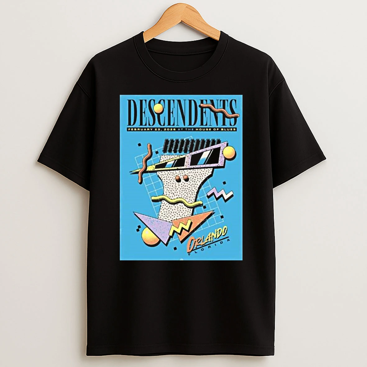 Descendents Tonight Show At House Of Blues On February 23 2026 Orlando Florida T Shirt