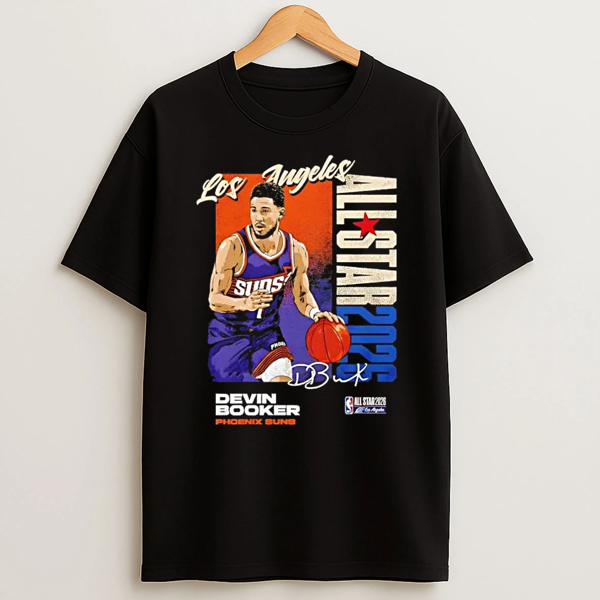 Devin Booker Phoenix Suns 2026 Nba All Star Vertical T Shirt