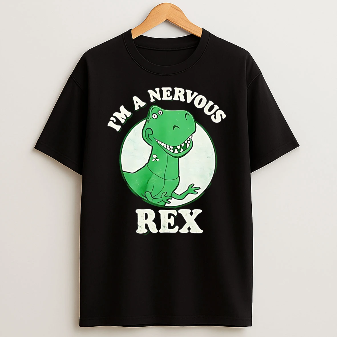 Disney Pixar Toy Story Im A Nervous Rex T Shirt