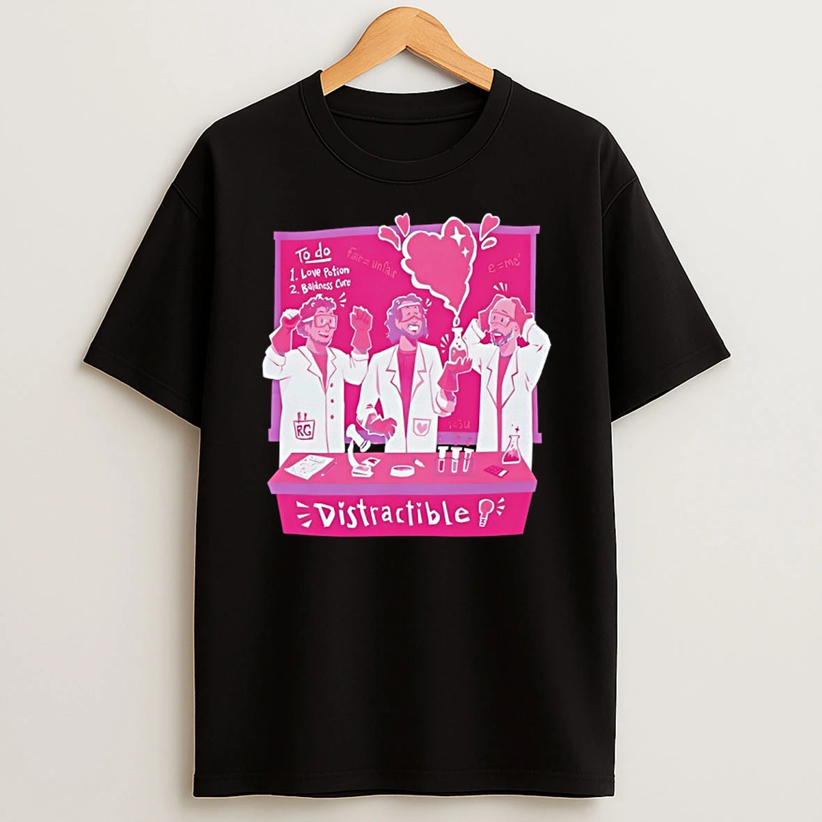 Distractible Black Love Hypothesis T Shirt