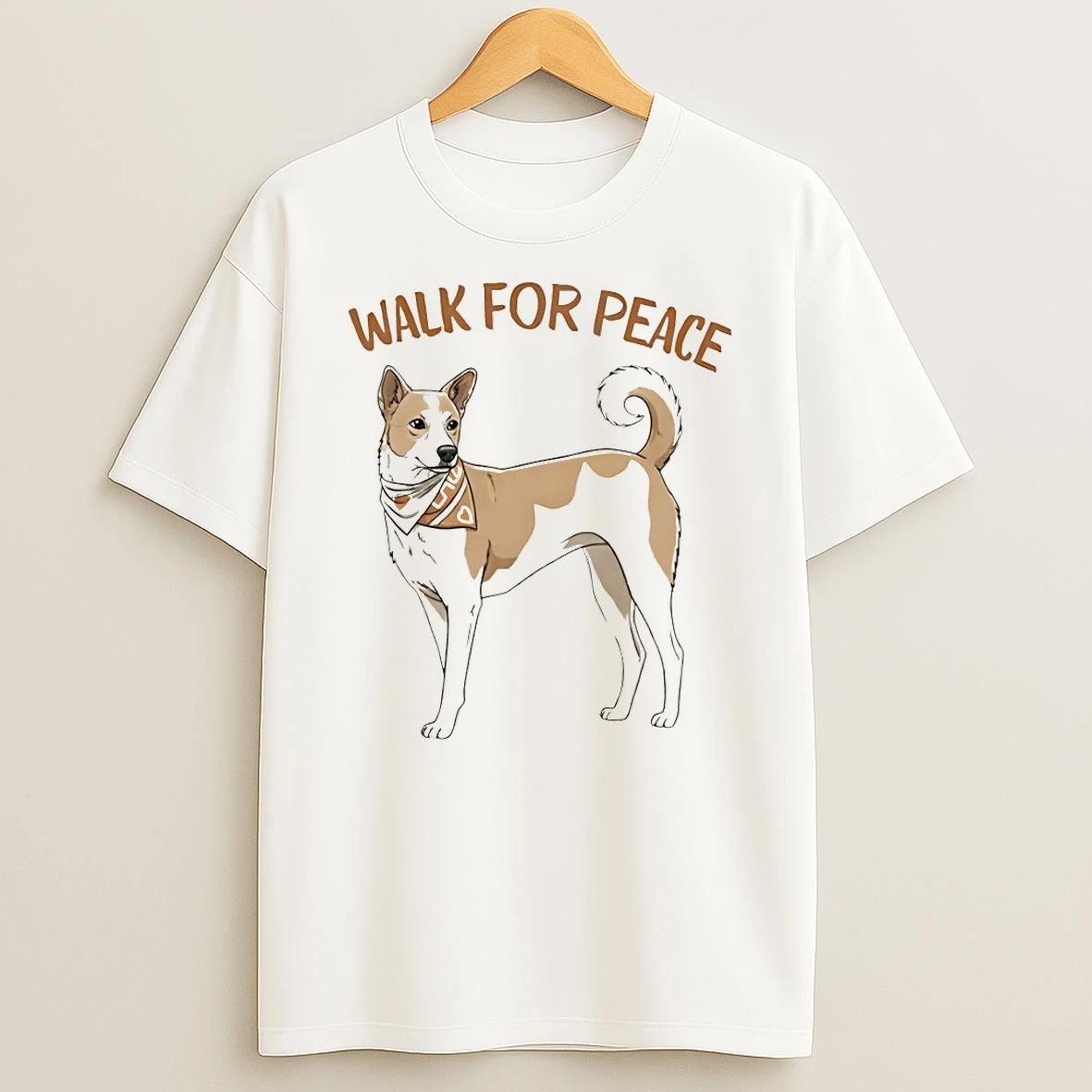 Dog Walk For Peace Vintage 2026 T Shirt