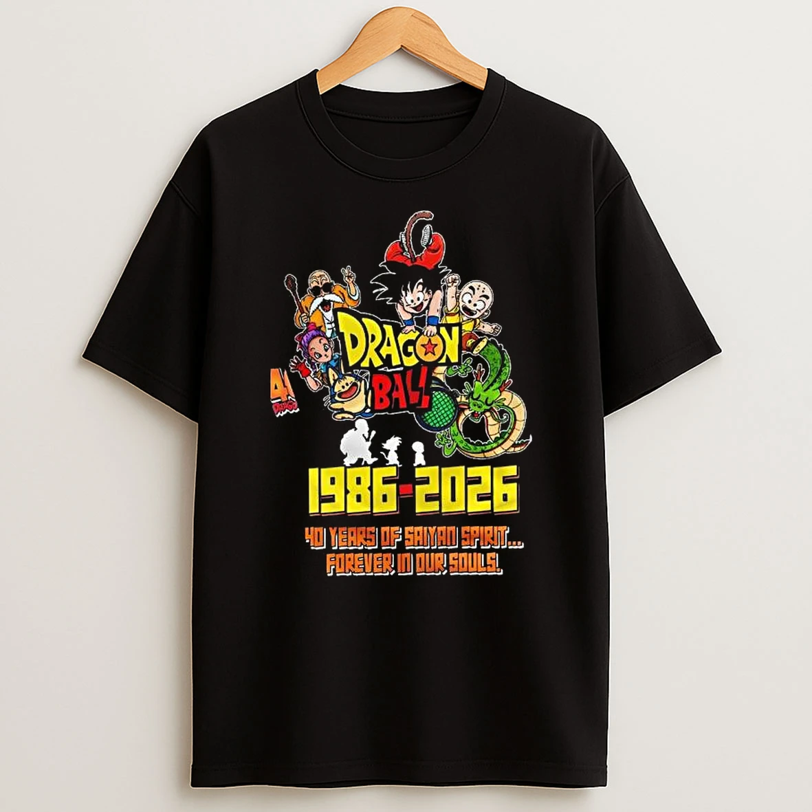 Dragon Ball 40th Anniversary 1986 2026 Forever In Our Soul T Shirt