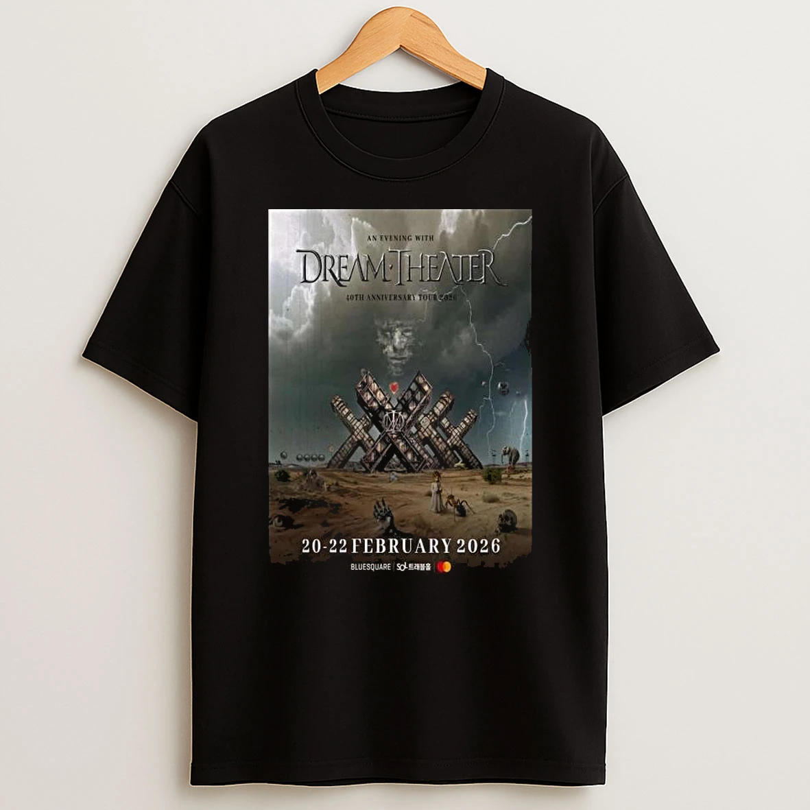 Dream Theater 40th Anniversary Tour Feb 20 22 2026 T Shirt