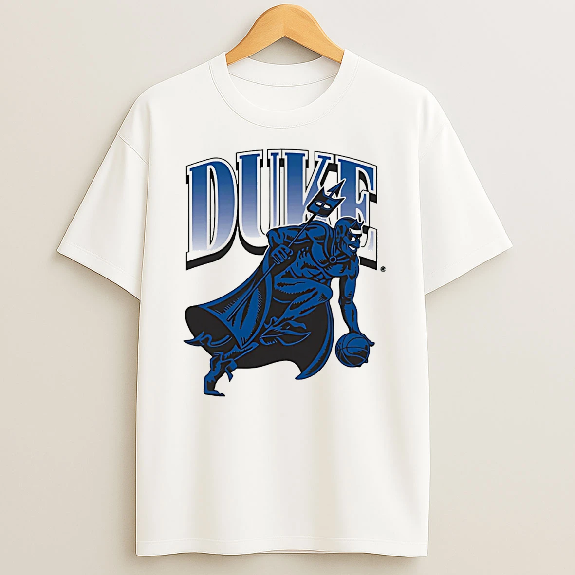Duke Blue Devils Mascot Heritage Vintage T Shirt