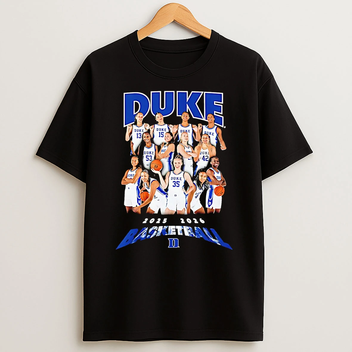 Duke Blue Devils Wbb Team 2025 2026 Team Collage T Shirt