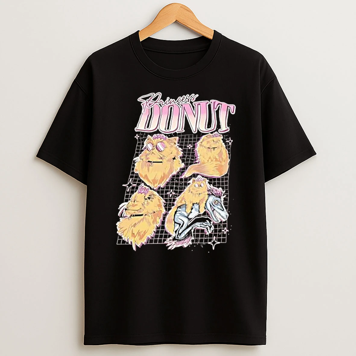 Dungeon Crawler Carl Princess Donut Collage Graphic T Shirt