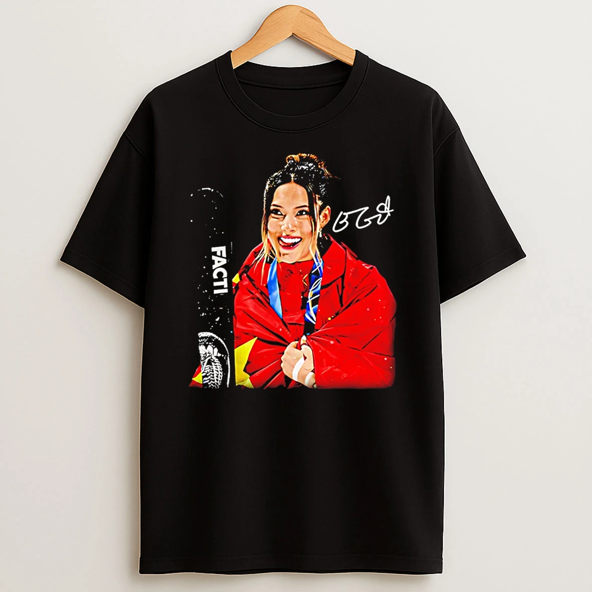 Eileen Gu Gold Olympic Champions Graphic T Shirt