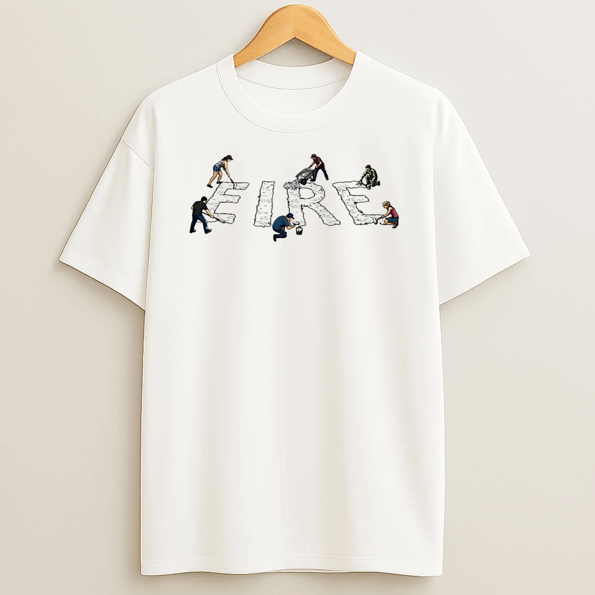 Eire Neutrality Paint T Shirt