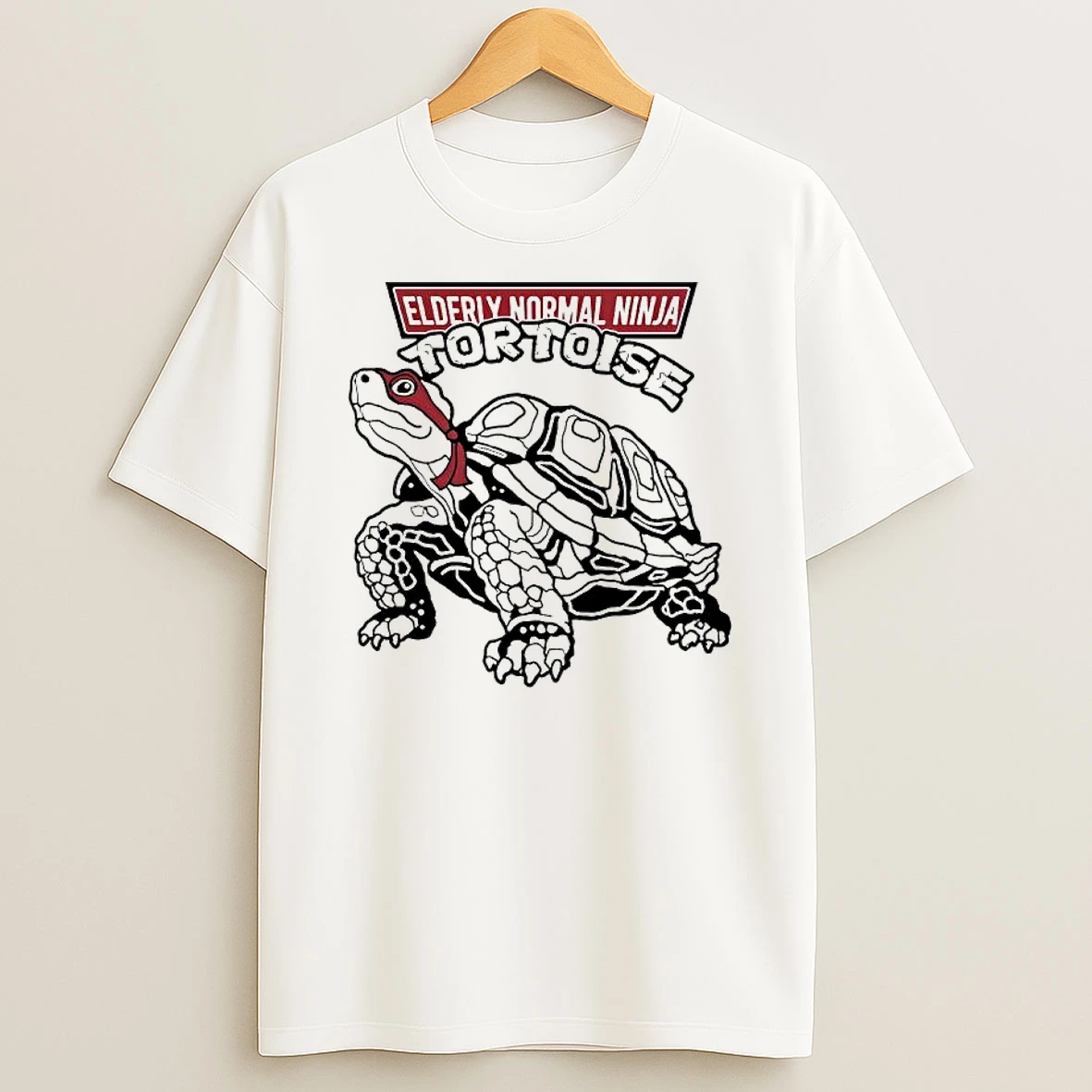 Elderly Normal Ninja Tortoise The Teenage Mutant Ninja Turtles T Shirt
