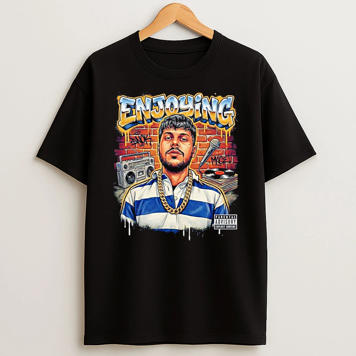 Enjoying Parental Advisory Explicit Content Art T Shirt