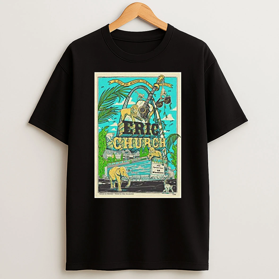 Eric Church Tour Feb 21 2026 T Shirt