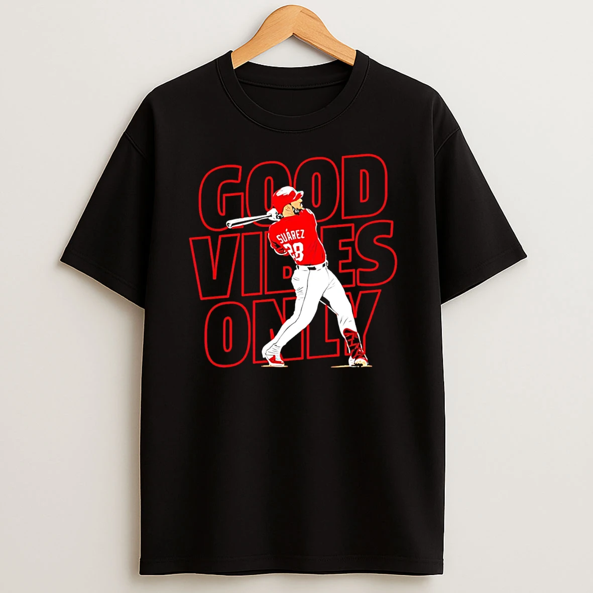 Eugenio Suarez Cincinnati Reds Good Vibes Only T Shirt