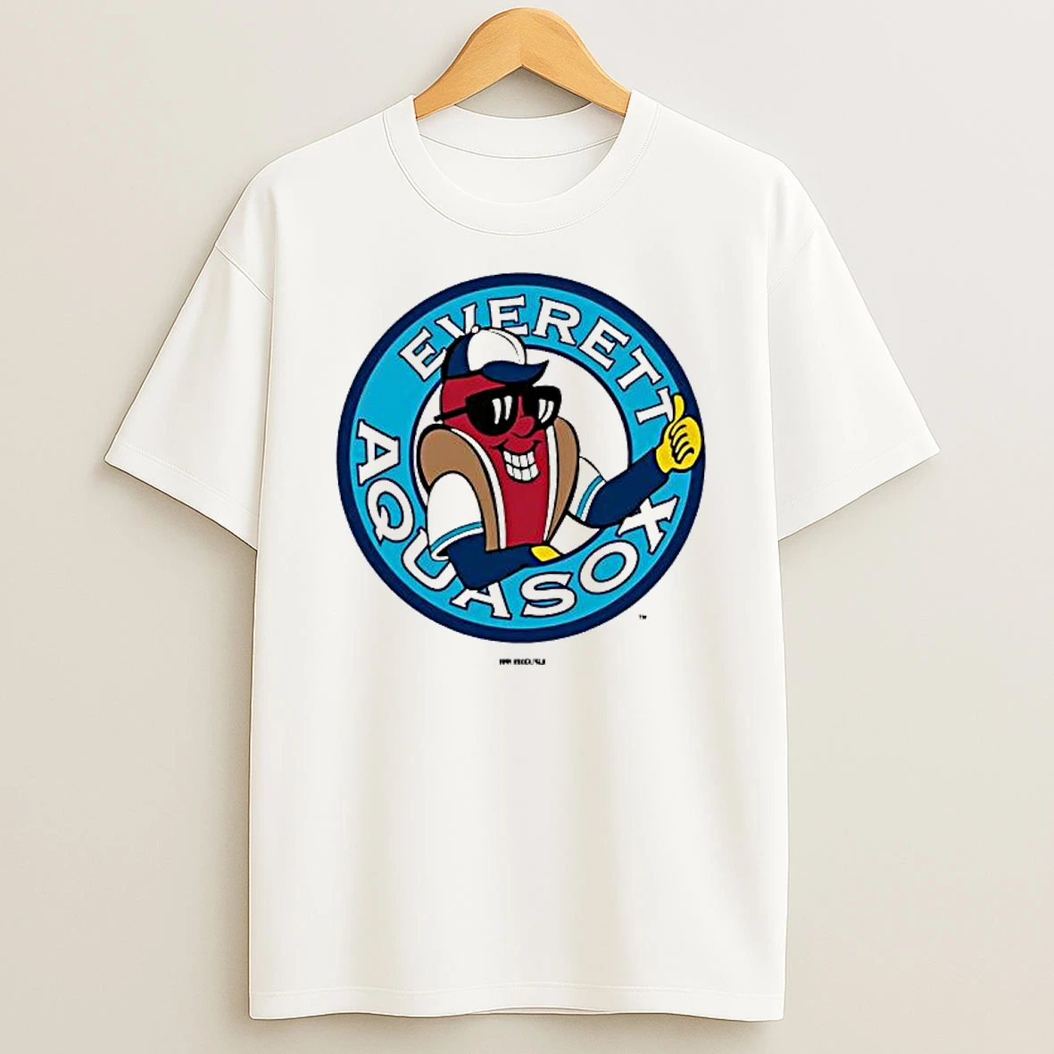 Everett Aquasox Frank Graphic Funny T Shirt