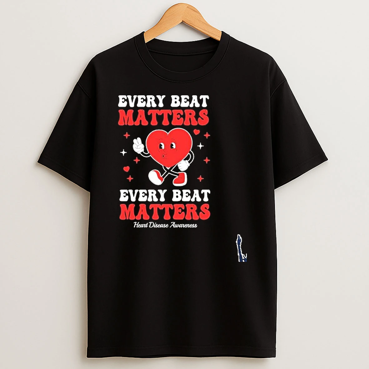 Every Beat Matters Heart Disease Awareness T Shirt