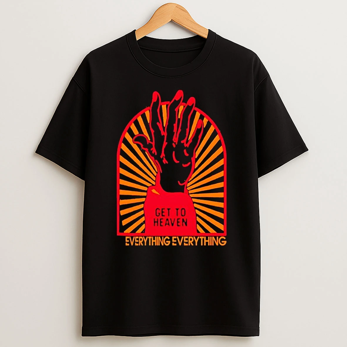 Everything Everything Get To Heaven Big Hand T Shirt