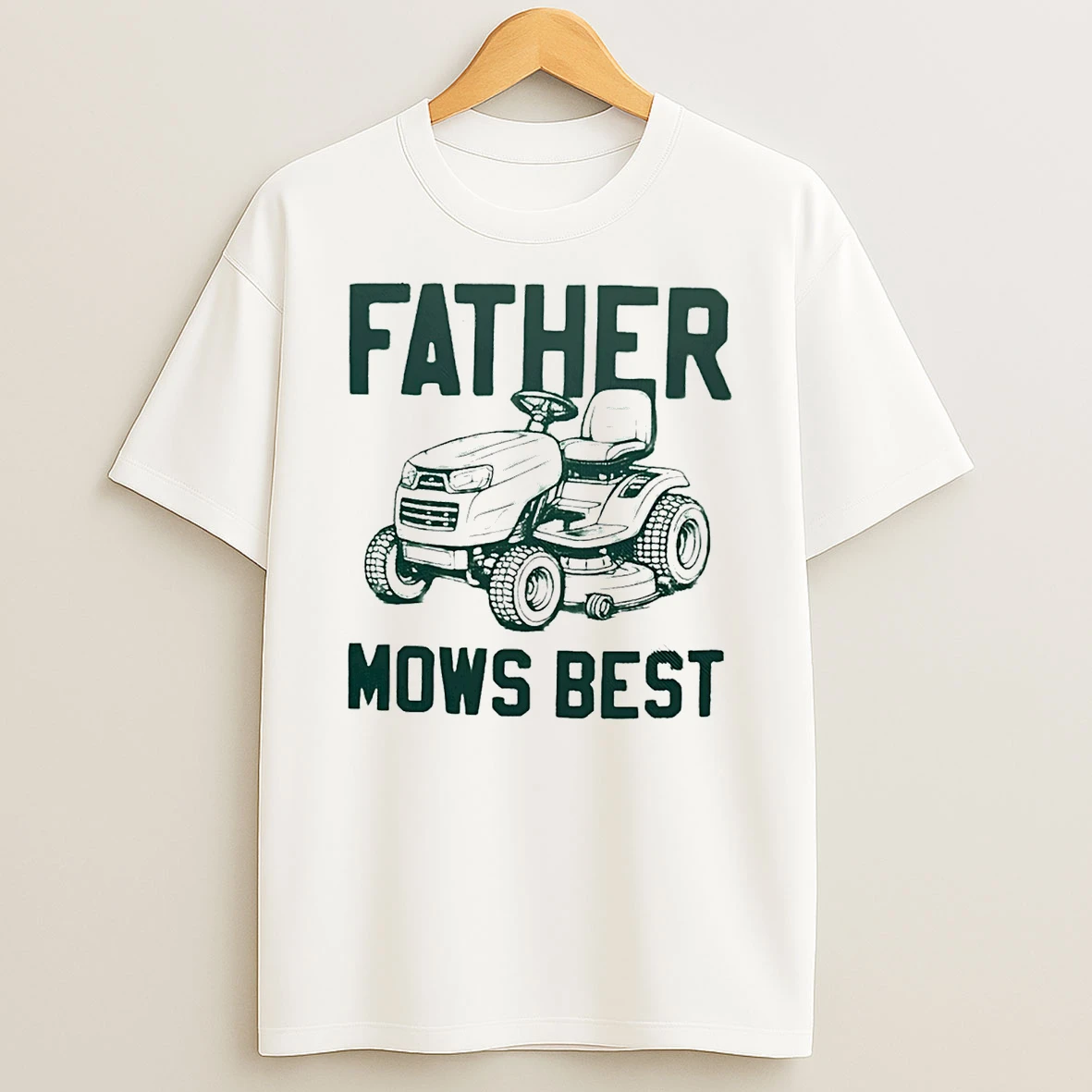 Father Mows Best Icon T Shirt