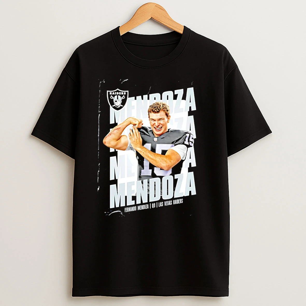Fernando Mendoza Las Vegas Raiders Mendoza Mendoza Graphic T Shirt
