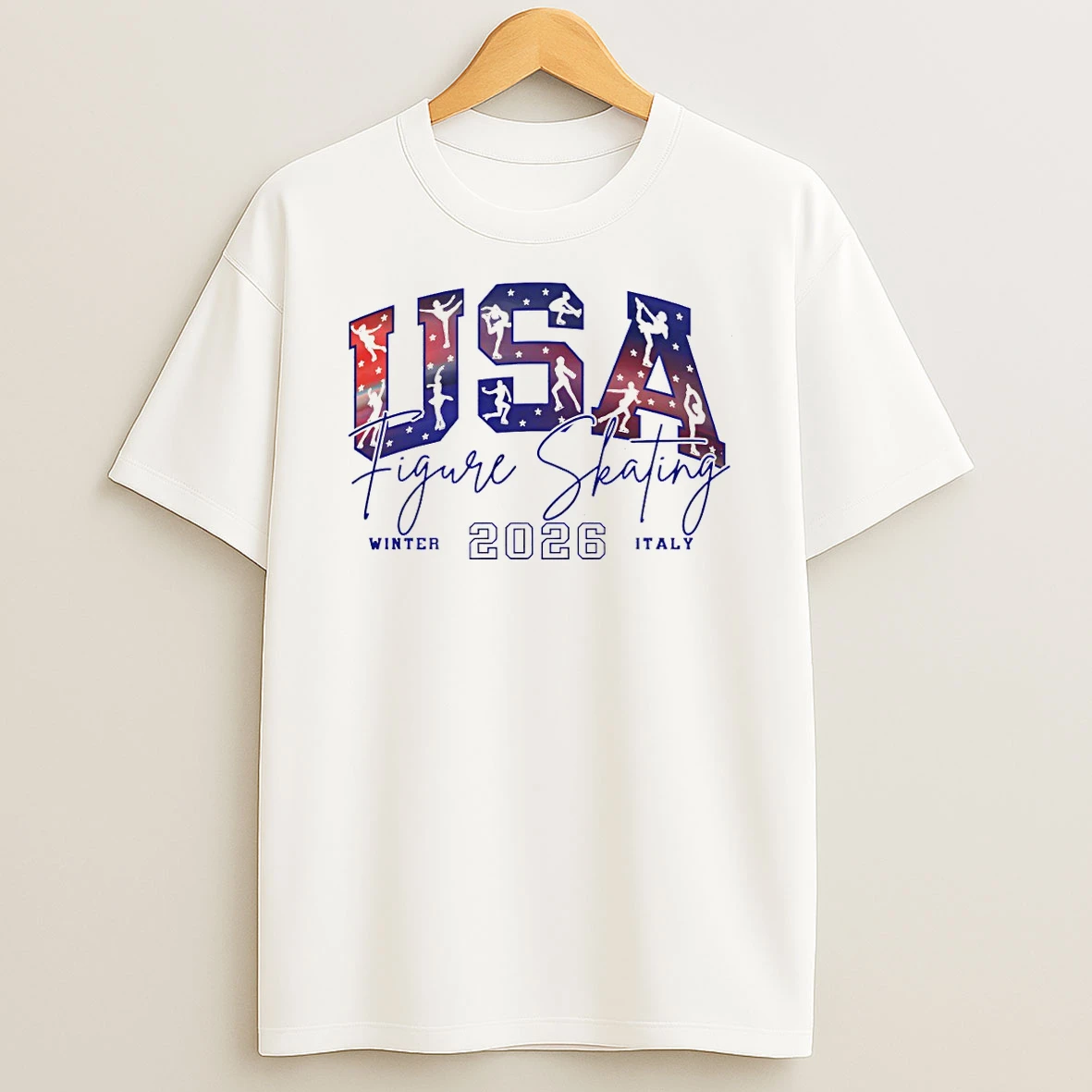 Figure Skating Winter 2026 Italy Games T Shirt