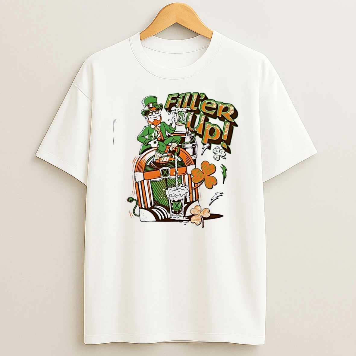 Filler Up St Patricks Day T Shirt