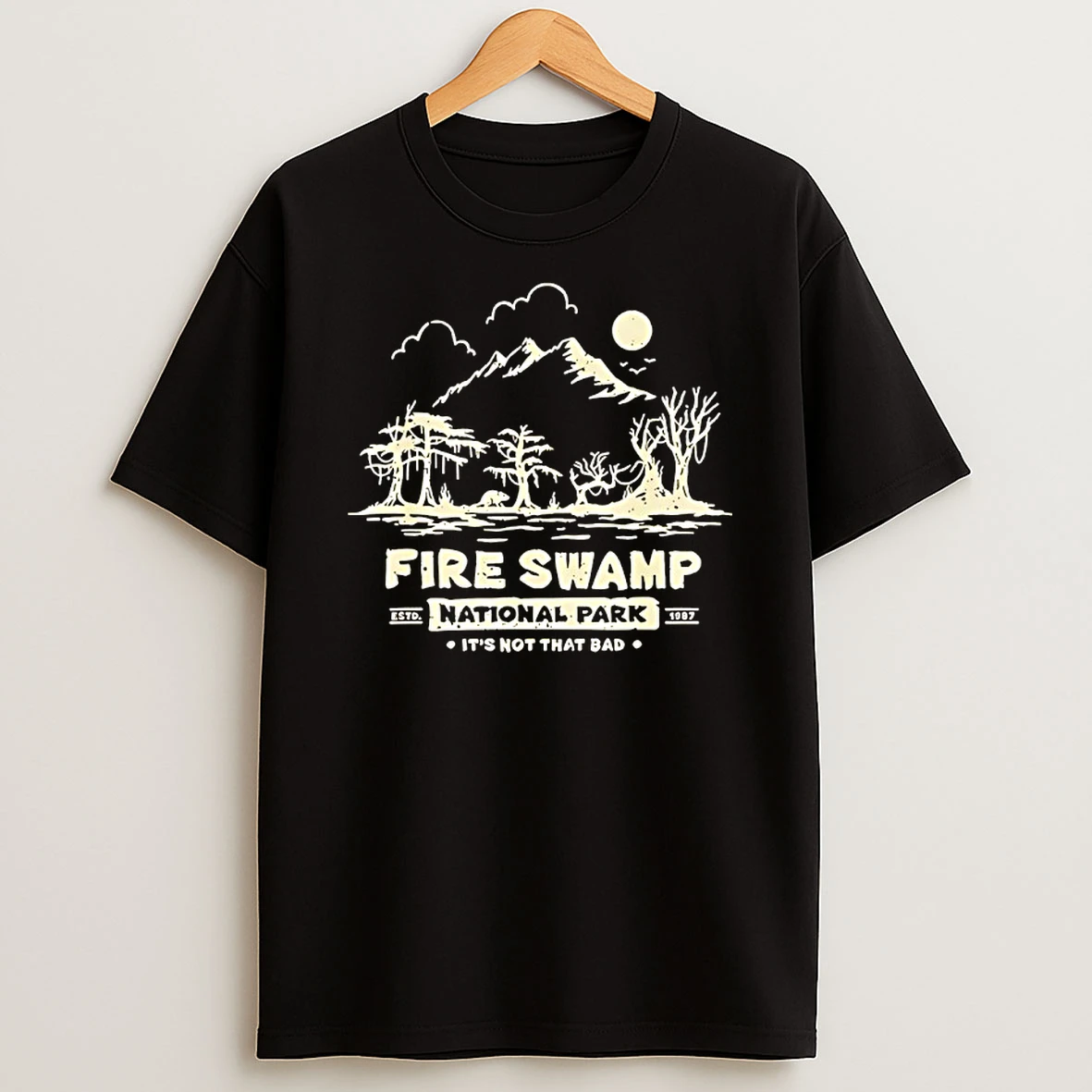 Fire Swamp National Park Camping Hiking Mountain T Shirt