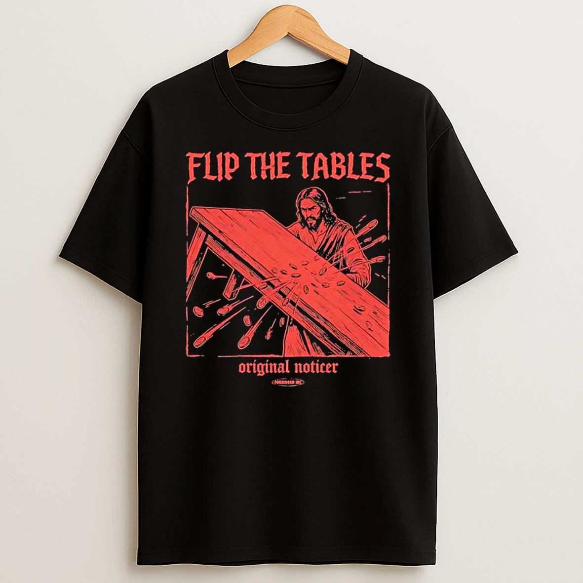 Flip The Tables Jesus T Shirt