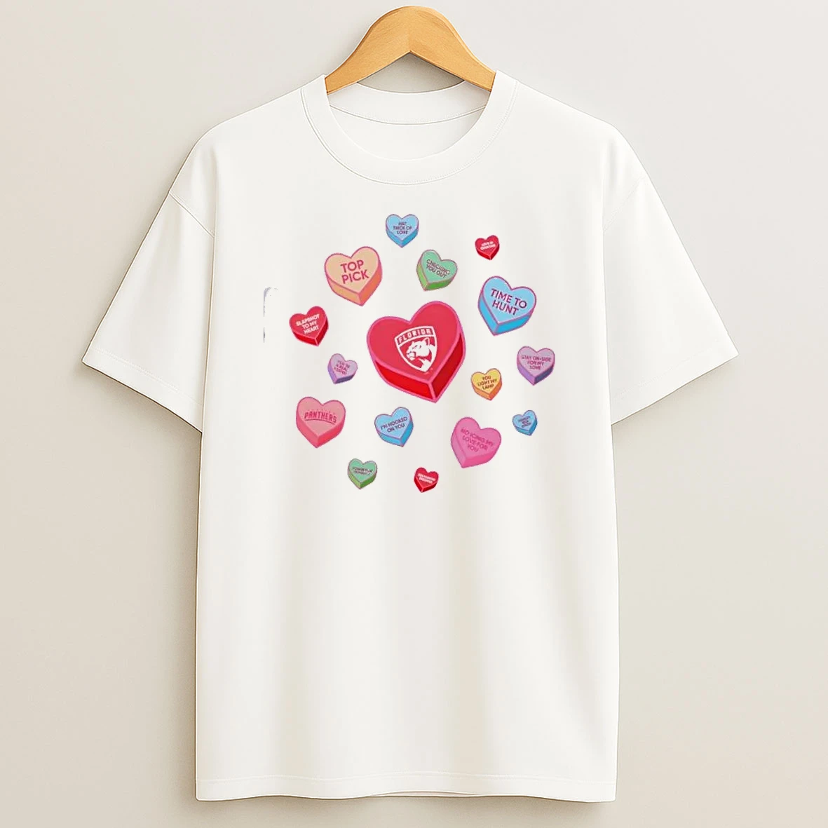 Florida Panthers Sweet Talk Valentines Day T Shirt